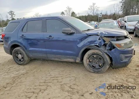 2016 Ford Explorer Police Interceptor from USA, damaged, VIN 1FM5K8AR4GGA63174